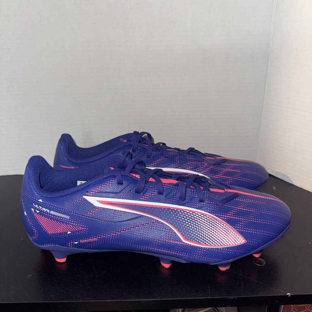 Puma Ultra 5 Play FG/AG Lapis Lazuli Sunset Glow Soccer Cleats 107689-01 Sz 10.5